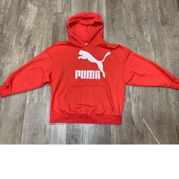 Puma classic pull over hoodie Paradise pink 2x Cotton polyester blend - Picture 8 of 14